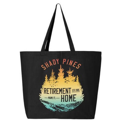 Shady Pines Retirement Est.1985 Miami Fl Home Apparel 25L Jumbo Tote