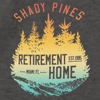 Shady Pines Retirement Est.1985 Miami Fl Home Apparel Vector Backpack