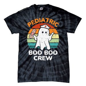 Spooky Pediatric RN Nurse Crew for Halloween Tie-Dye T-Shirt