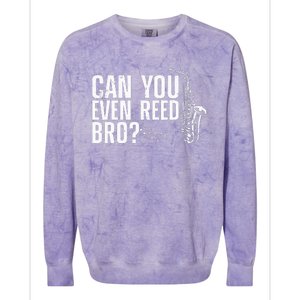 Saxophone Player Reed Colorblast Crewneck Sweatshirt