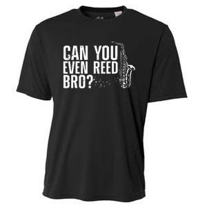 Saxophone Player Reed Cooling Performance Crew T-Shirt