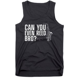 Saxophone Player Reed Tank Top