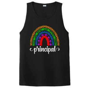 School Principal Rainbow Principal Week Funny Gift PosiCharge Competitor Tank