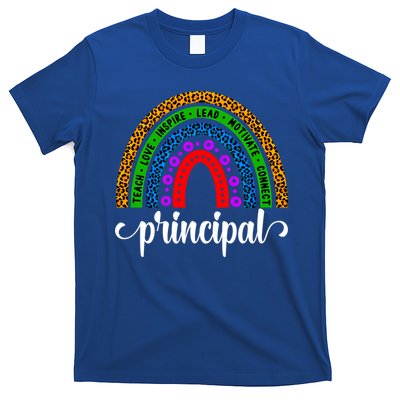 School Principal Rainbow Principal Week Funny Gift T-Shirt