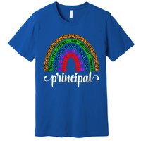 School Principal Rainbow Principal Week Funny Gift Premium T-Shirt