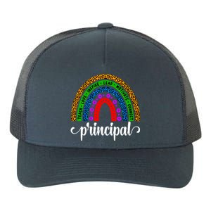 School Principal Rainbow Principal Week Funny Gift Yupoong Adult 5-Panel Trucker Hat