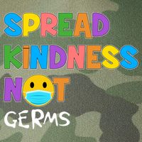 Spread Kindness Not Germs Legacy Tie Dye Trucker Hat