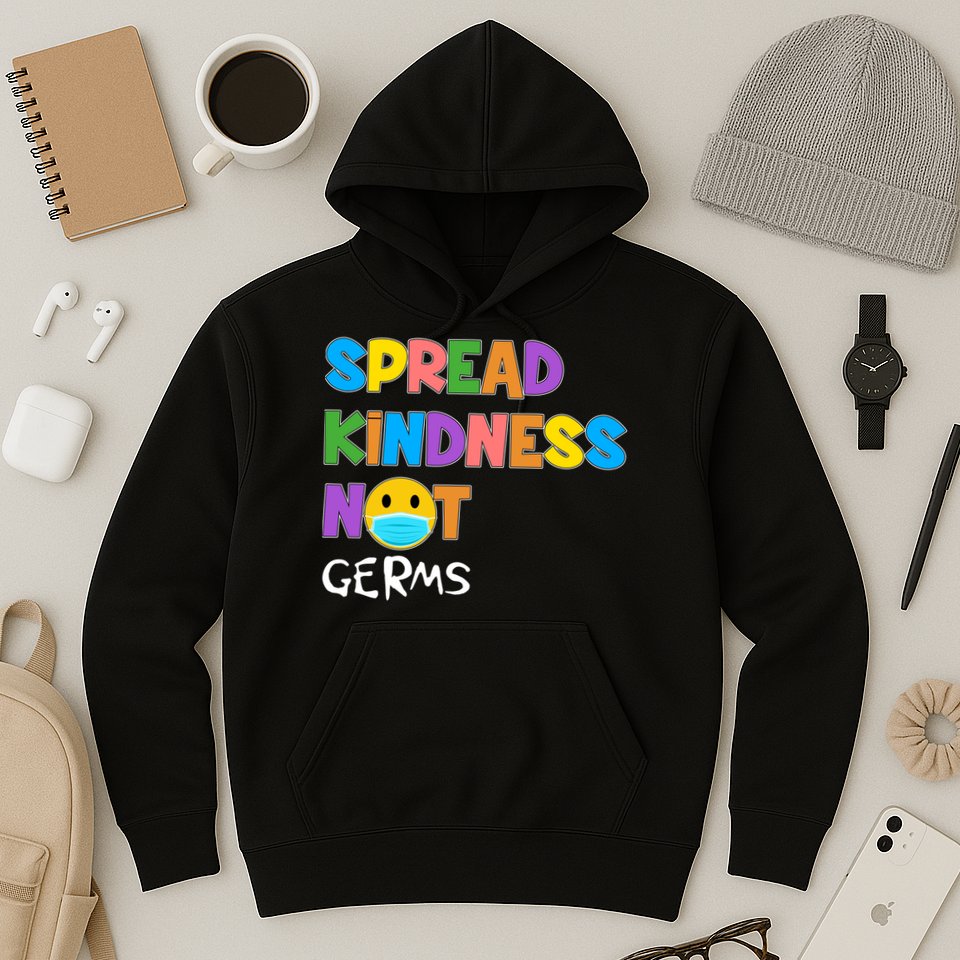 Spread Kindness Not Germs Hoodie
