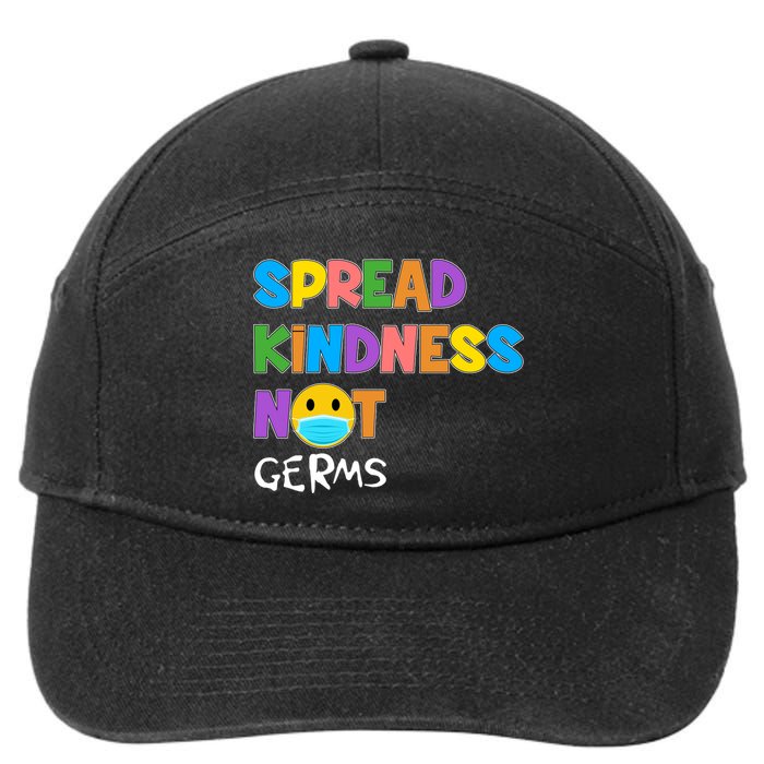 Spread Kindness Not Germs 7-Panel Snapback Hat