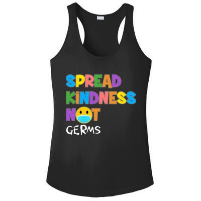 Spread Kindness Not Germs Ladies PosiCharge Competitor Racerback Tank
