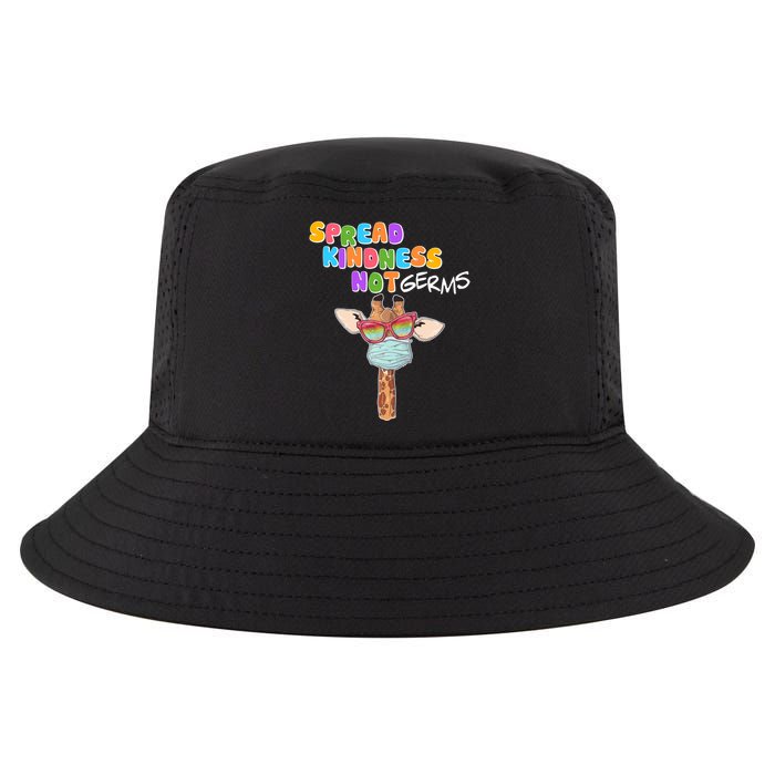 Spread Kindness Not Germs Masked Giraffe Cool Comfort Performance Bucket Hat
