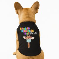 Spread Kindness Not Germs Masked Giraffe Doggie Tank