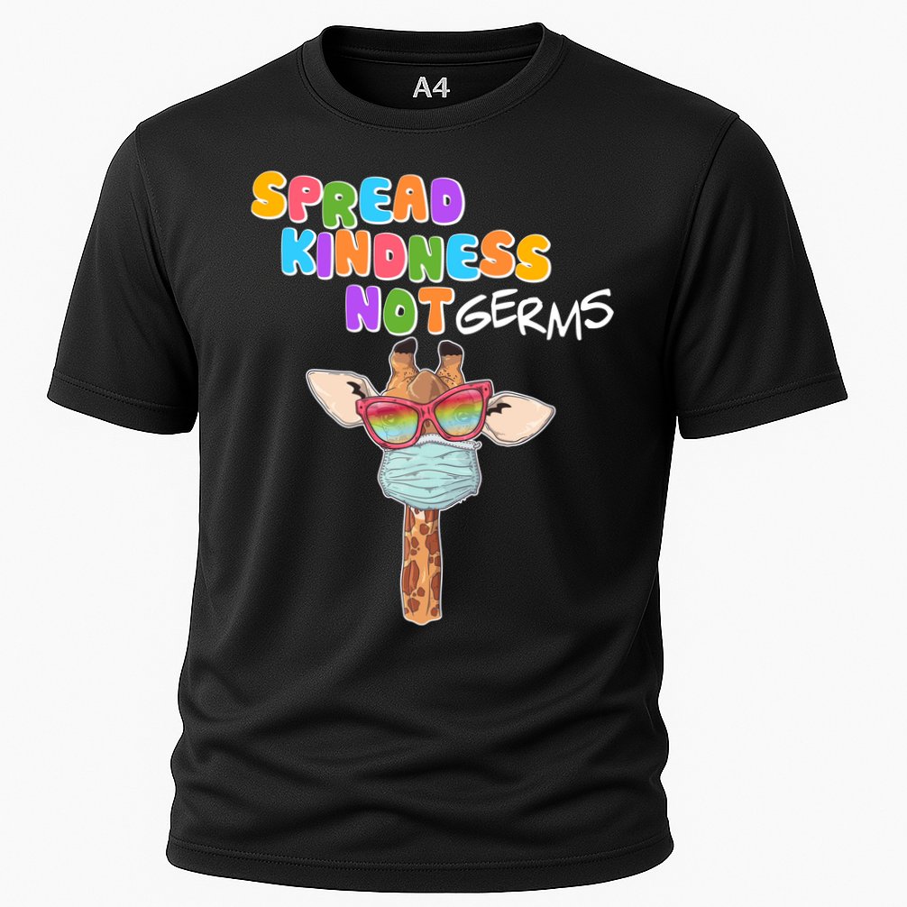 Spread Kindness Not Germs Masked Giraffe Performance Shirt