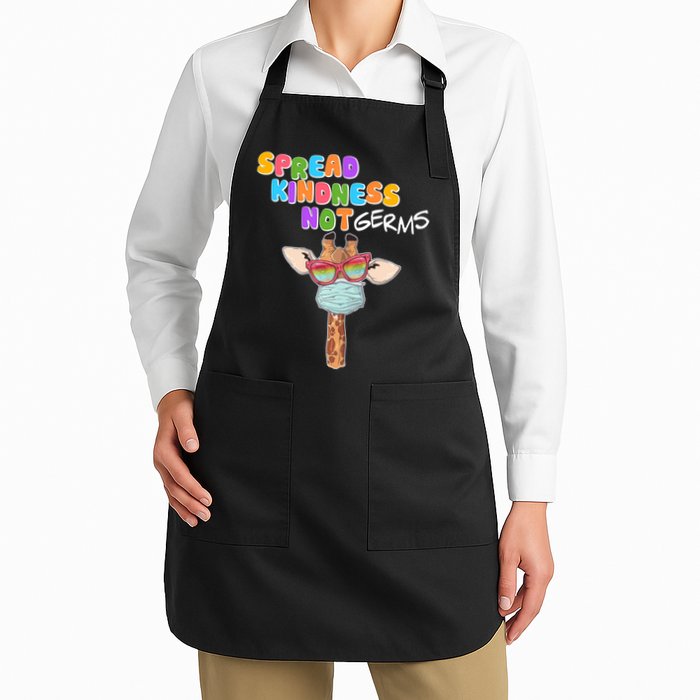 Spread Kindness Not Germs Masked Giraffe Apron