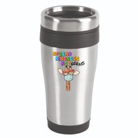 Spread Kindness Not Germs Masked Giraffe 16oz Travel Tumbler