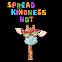 Spread Kindness Not Germs Masked Giraffe 16oz Travel Tumbler