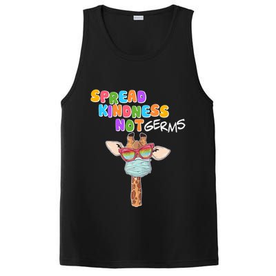 Spread Kindness Not Germs Masked Giraffe PosiCharge Competitor Tank