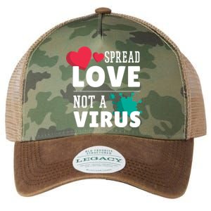 Spread Love Not A Virus Legacy Tie Dye Trucker Hat