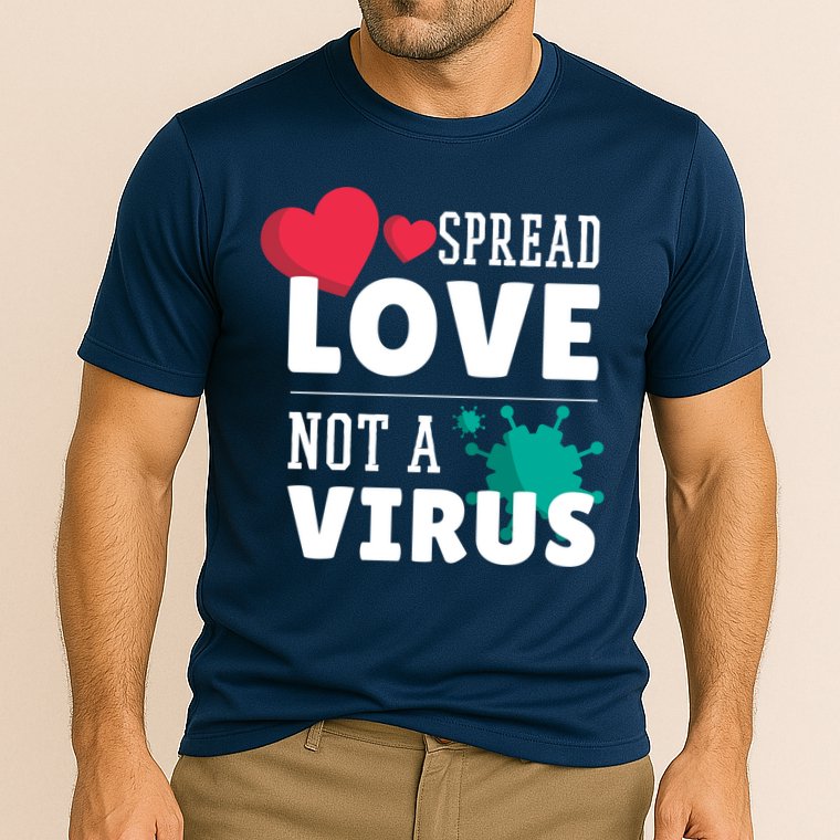 Spread Love Not A Virus Performance Shirt