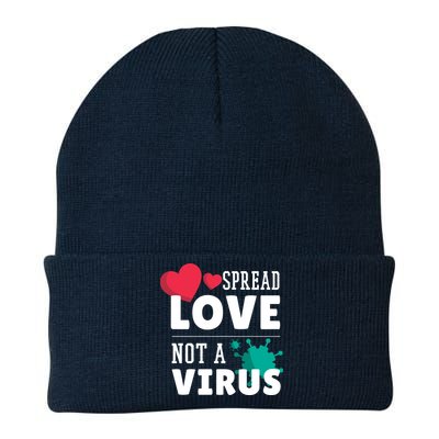 Spread Love Not A Virus Knit Cap Winter Beanie