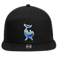 Sprem Whale Sailing 7 Panel Mesh Trucker Snapback Hat