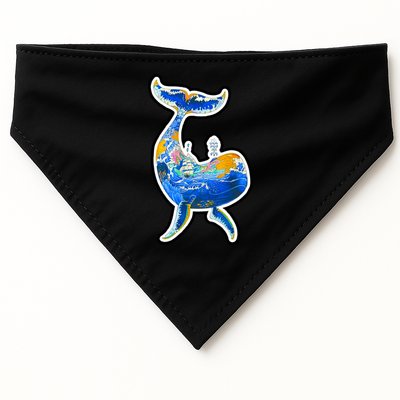 Sprem Whale Sailing USA-Made Doggie Bandana