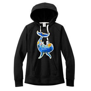 Sprem Whale Sailing Women's Fleece Hoodie