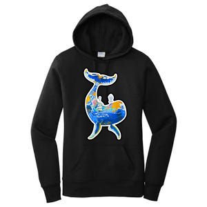 Sprem Whale Sailing Women's Pullover Hoodie