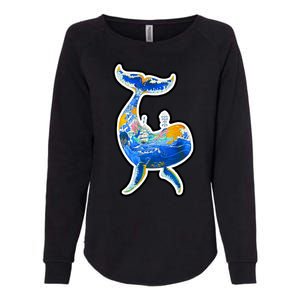 Sprem Whale Sailing Womens California Wash Sweatshirt