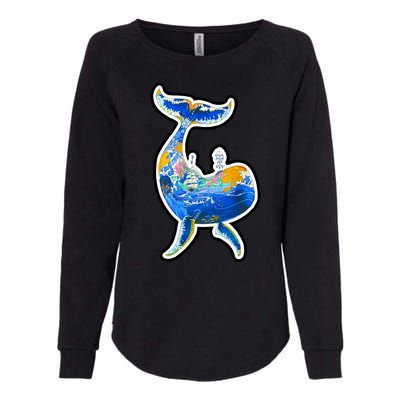 Sprem Whale Sailing Womens California Wash Sweatshirt