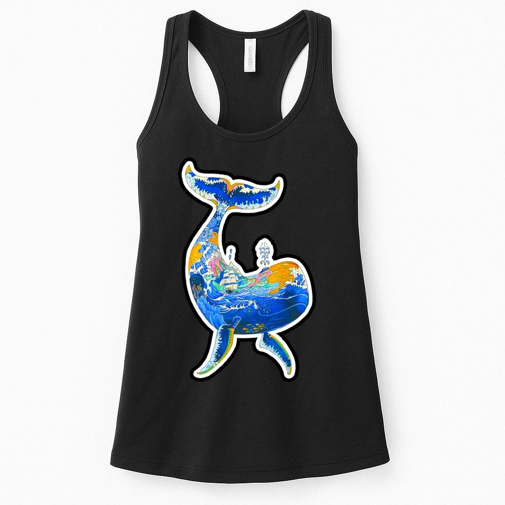 Sprem Whale Sailing Womens Tank Top