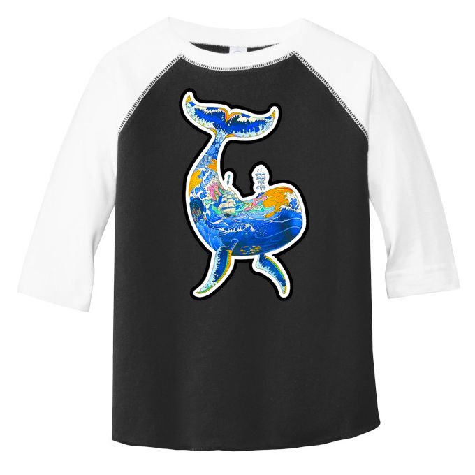 Sprem Whale Sailing Toddler Fine Jersey T-Shirt