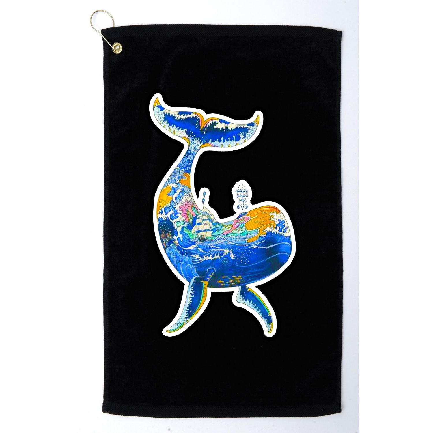 Sprem Whale Sailing Golf Towel