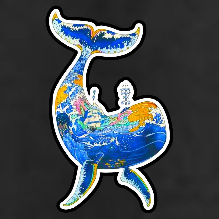 Sprem Whale Sailing Golf Towel