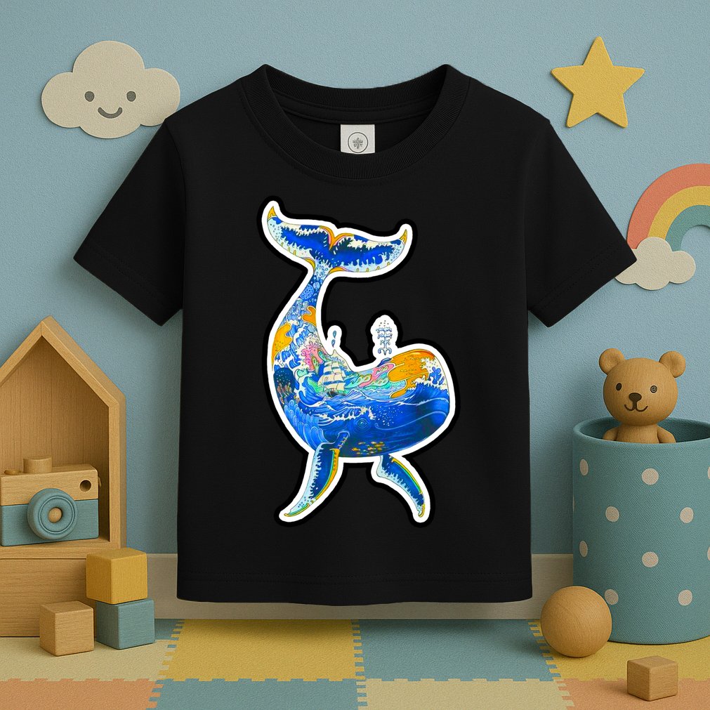 Sprem Whale Sailing Toddler T-Shirt