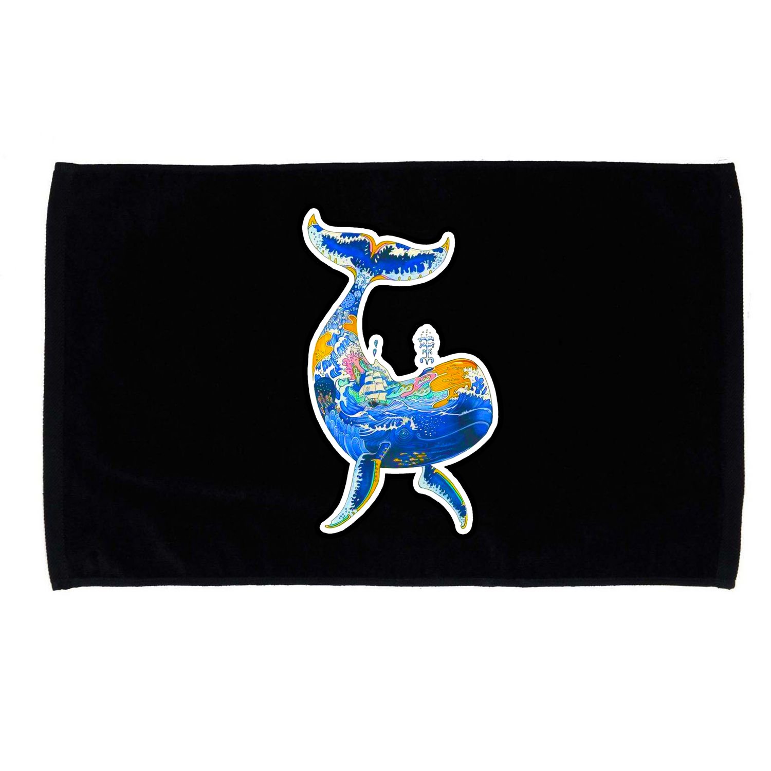 Sprem Whale Sailing Microfiber Hand Towel