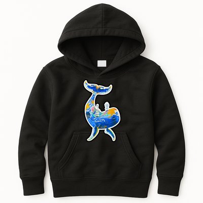 Sprem Whale Sailing Kids Hoodie
