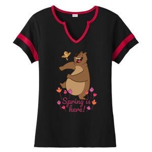 Spring Is Here Ladies Halftime Notch Neck Tee