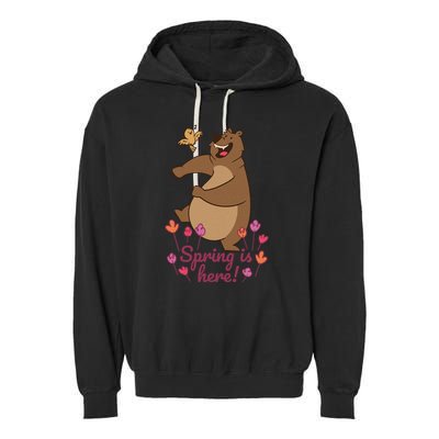 Spring Is Here Garment-Dyed Fleece Hoodie