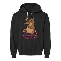 Spring Is Here Garment-Dyed Fleece Hoodie