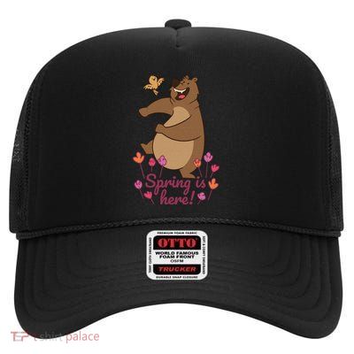 Spring Is Here High Crown Mesh Back Trucker Hat