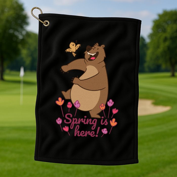 Spring Is Here Golf Towel