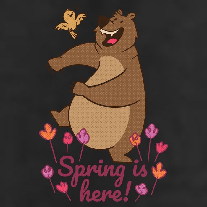 Spring Is Here Golf Towel