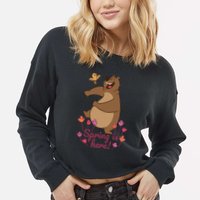 Spring Is Here Cropped Pullover Crew
