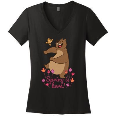 Spring Is Here Women's V-Neck T-Shirt