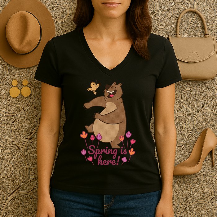 Spring Is Here Women's V-Neck T-Shirt