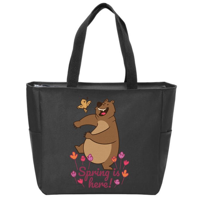 Spring Is Here Zip Tote Bag