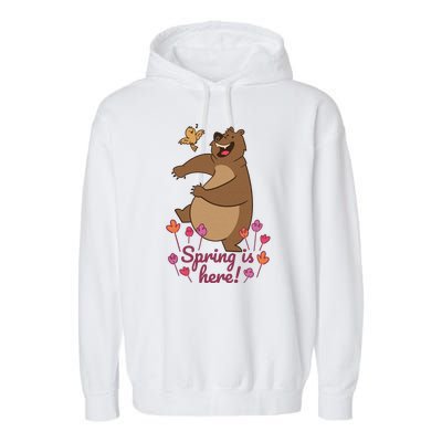 Spring Is Here Garment-Dyed Fleece Hoodie