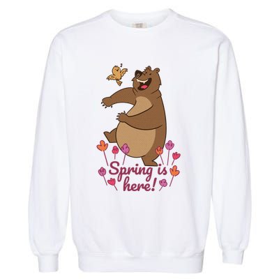 Spring Is Here Garment-Dyed Sweatshirt