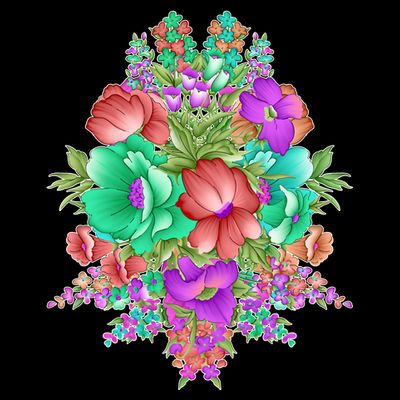 Spring Wild Flowers Bundle Bunch T-Shirt